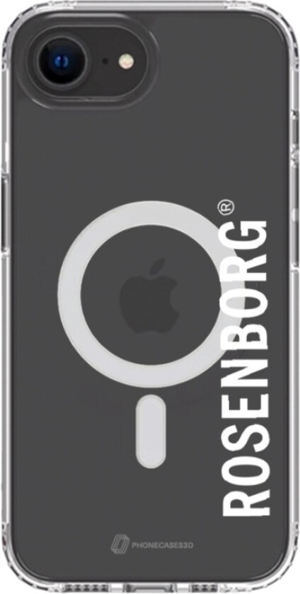 iPhone 16e RBK Clear case (MagSafe) -mobildeksel, svart