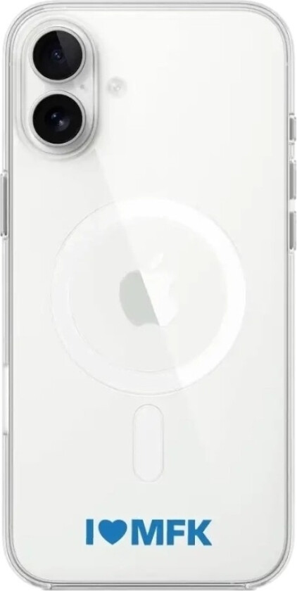 iPhone 16 Plus Molde FK Clear case -mobildeksel, hvit