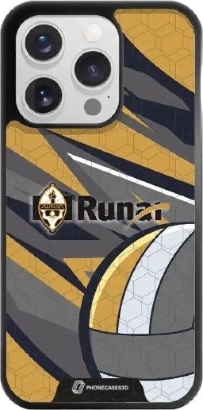 iPhone 15 Pro IL Runar 3D mobildeksel, svart