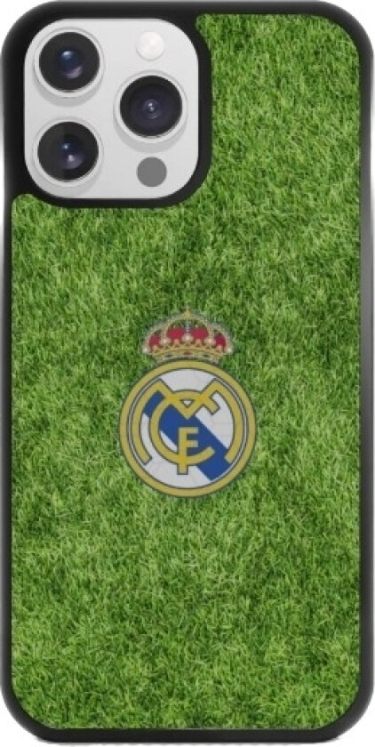 iPhone 14 Pro Real Madrid 3D mobildeksel, svart