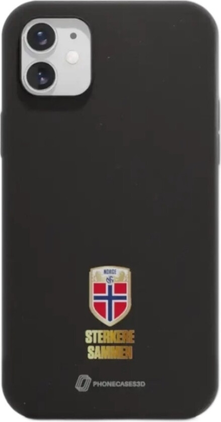 iPhone 11 Norges Fotballforbund komposterbart deksel, svart