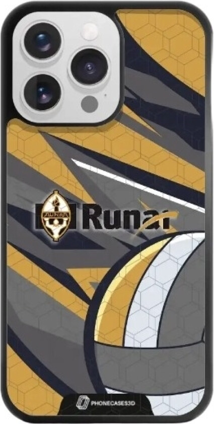 iPhone 13 Pro IL Runar 3D mobildeksel, svart