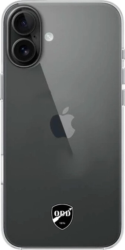 iPhone 16 Plus Odds Ballklubb Clear case -mobildeksel, svart