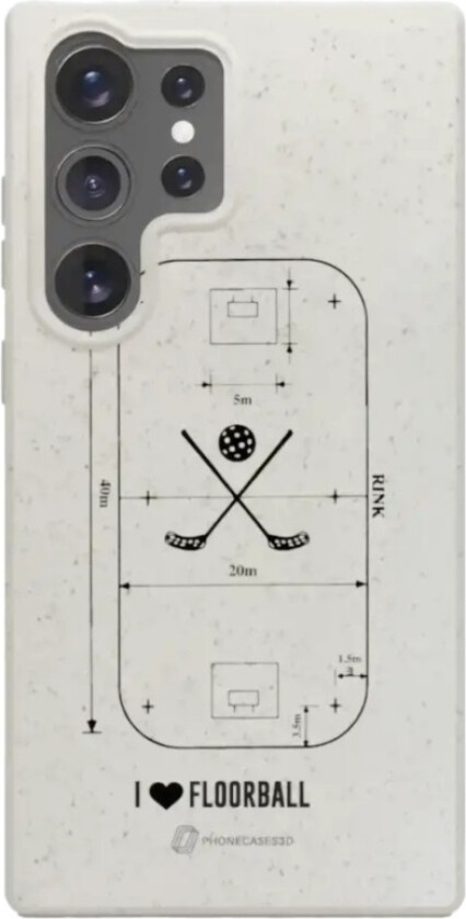 Samsung Galaxy S25 Ultra Pixbo IBK komposterbart deksel, hvit