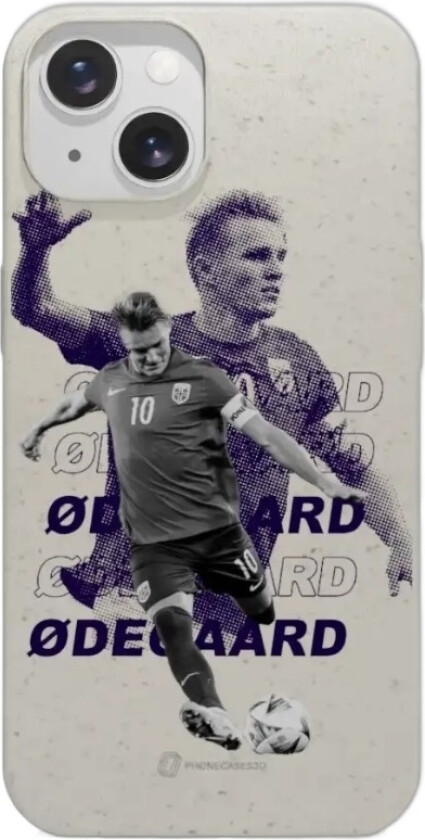 iPhone 15 Norges Fotballforbund komposterbart deksel, hvit
