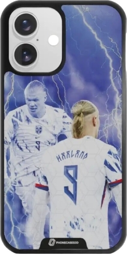 iPhone 16 Norges Fotballforbund 3D mobildeksel, svart