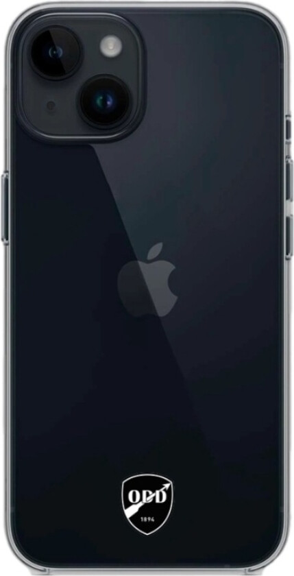 iPhone 14 Odds Ballklubb Clear case -mobildeksel, svart