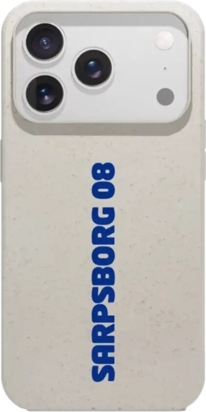 iPhone 17 Pro Sarpsborg 08 komposterbart deksel, hvit