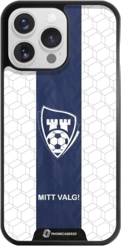 iPhone 16 Pro Max Sarpsborg 08 3D mobildeksel, svart