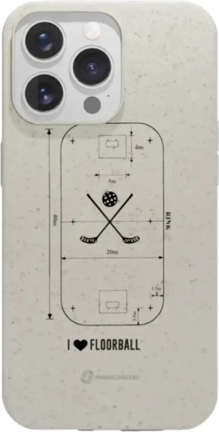 iPhone 13 Pro Pixbo IBK komposterbart deksel, hvit