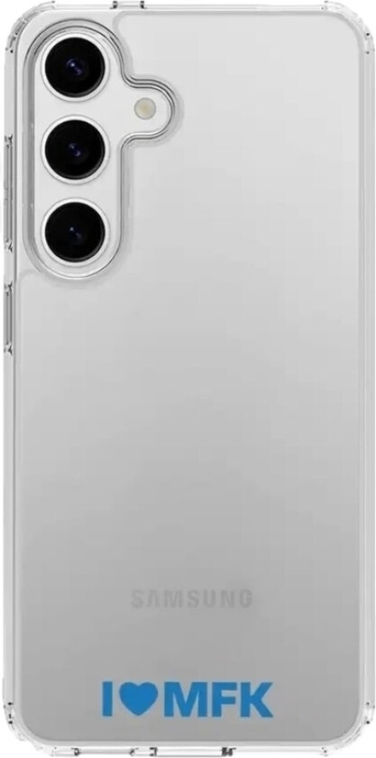 Samsung Galaxy S25 Molde FK Clear case -mobildeksel, hvit