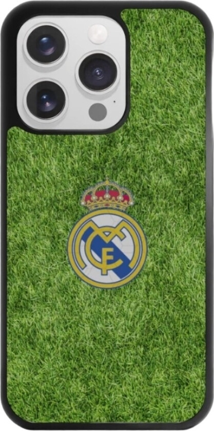 iPhone 15 Pro Real Madrid 3D mobildeksel, svart
