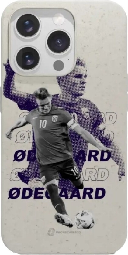 iPhone 16 Pro Norges Fotballforbund komposterbart deksel, hvit