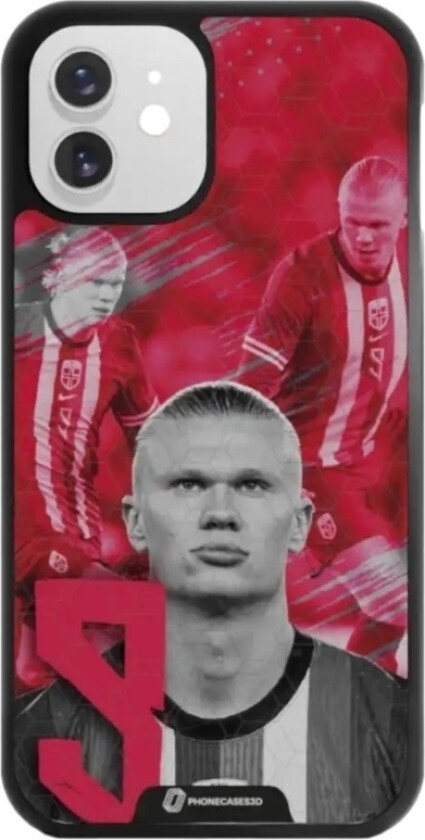 iPhone 12 Norges Fotballforbund 3D mobildeksel, svart