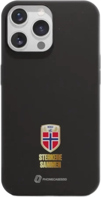 iPhone 14 Pro Norges Fotballforbund komposterbart deksel, svart
