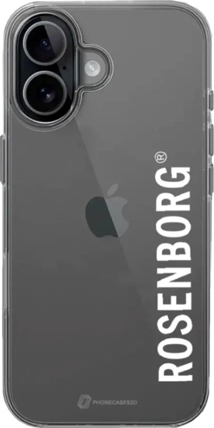 iPhone 17 RBK Clear case -mobildeksel, svart