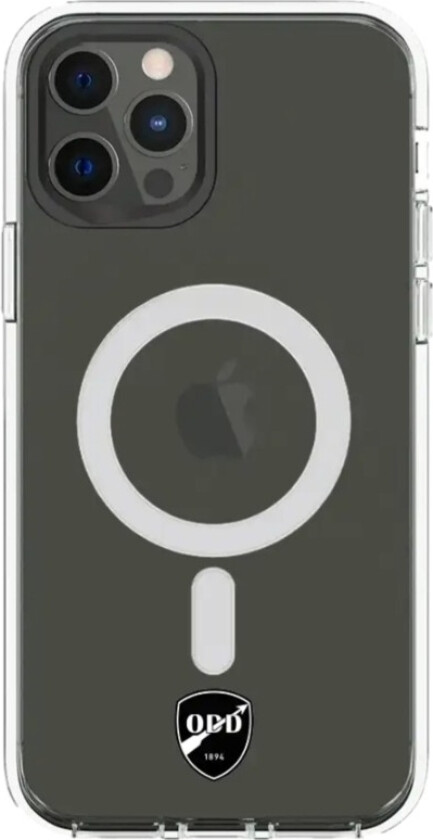iPhone 12 Odds Ballklubb Clear case (MagSafe) -mobildeksel, svart