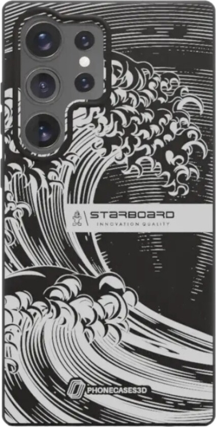 Samsung Galaxy S25 Ultra Starboard komposterbart deksel, svart