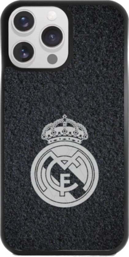 iPhone 14 Pro Real Madrid 3D mobildeksel, svart