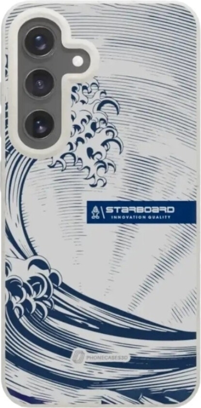 Samsung Galaxy S25 Starboard komposterbart deksel, hvit