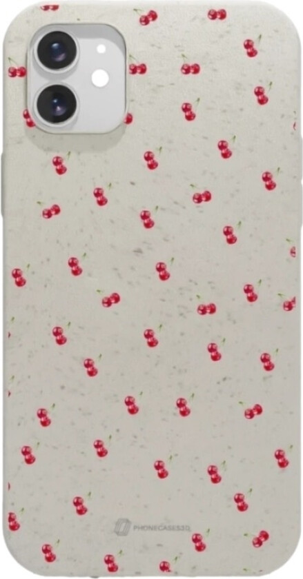 iPhone 11 Martine Halvorsen komposterbart deksel, hvit