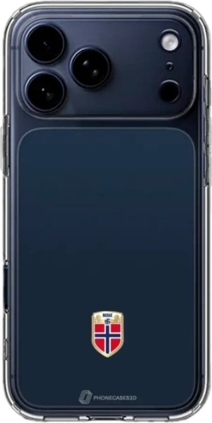 iPhone 17 Pro Norges Fotballforbund Clear case -mobildeksel, svart