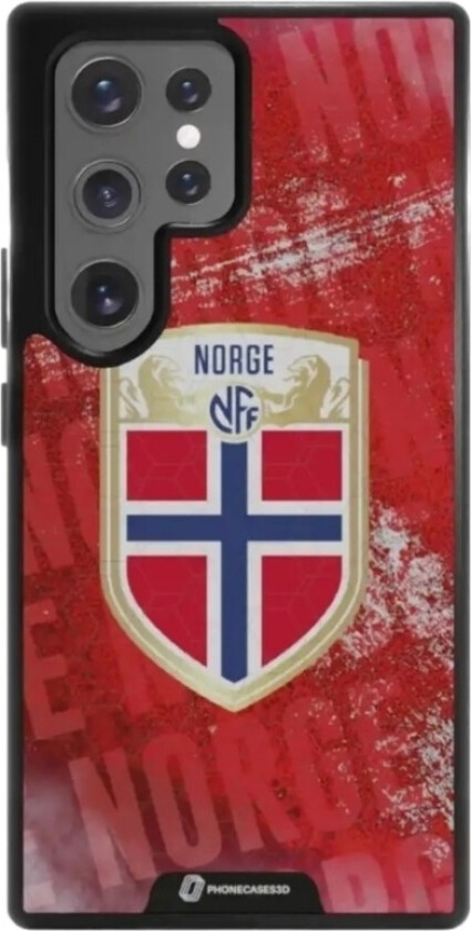 Samsung Galaxy S25 Ultra Norges Fotballforbund 3D mobildeksel, svart