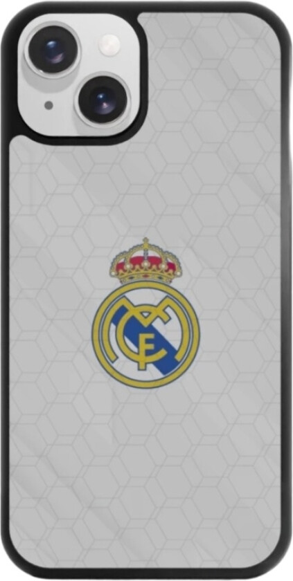 iPhone 14 Real Madrid 3D mobildeksel, svart