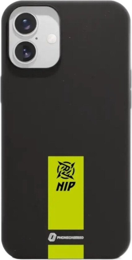 iPhone 16 Plus Ninjas in Pyjamas komposterbart deksel, svart