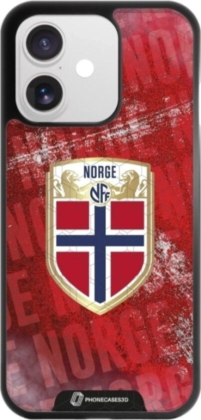 iPhone 17 Norges Fotballforbund 3D mobildeksel, svart