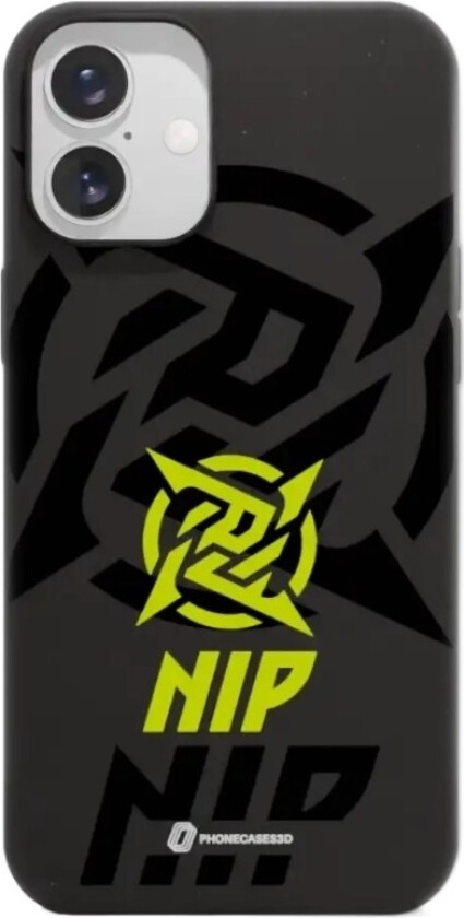 iPhone 16 Plus Ninjas in Pyjamas komposterbart deksel, svart