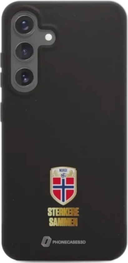 Samsung Galaxy S25+ Norges Fotballforbund komposterbart deksel, svart