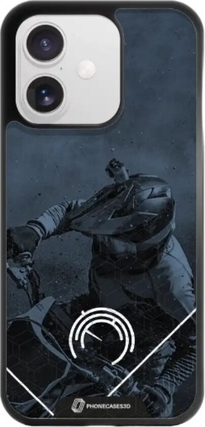 iPhone 17 Norges Motorsportforbund 3D mobildeksel, svart