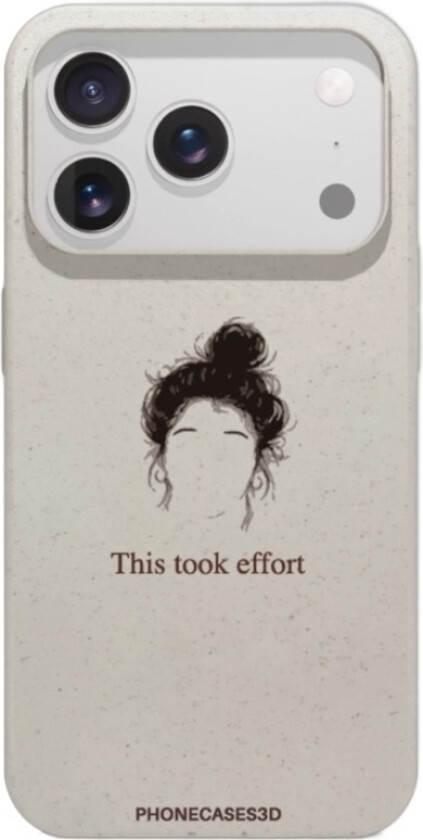 iPhone 17 Pro Marit Bakkli komposterbart deksel, hvit