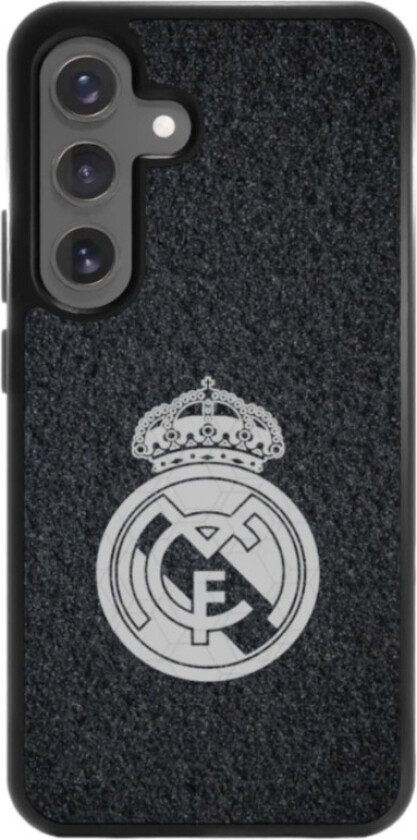 Samsung Galaxy S25 Real Madrid 3D mobildeksel, svart