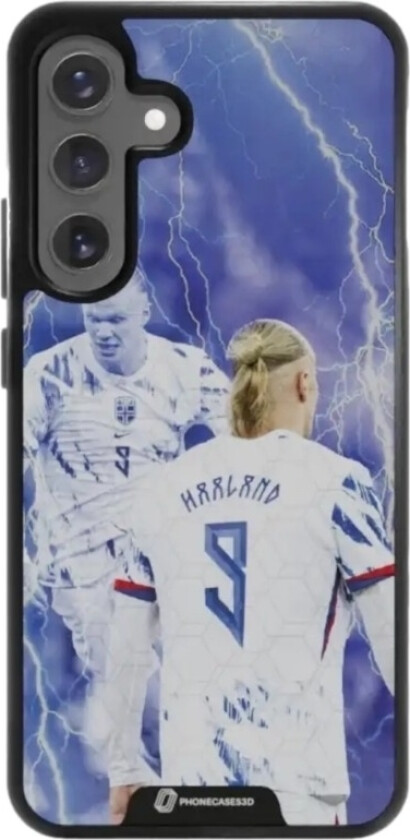 Samsung Galaxy S25+ Norges Fotballforbund 3D mobildeksel, svart