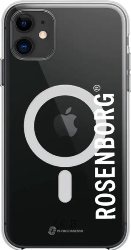 iPhone 11 RBK Clear case (MagSafe) -mobildeksel, svart