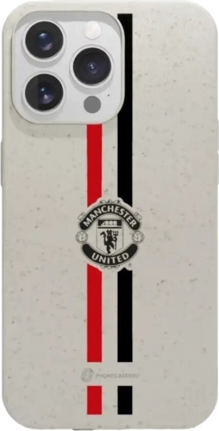 iPhone 13 Pro Manchester United FC komposterbart deksel, hvit