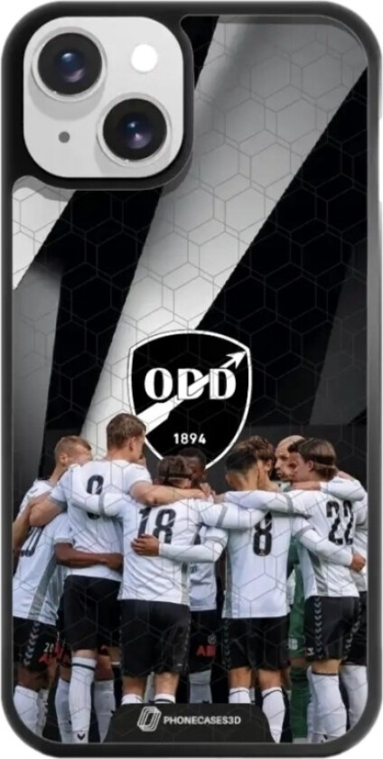 iPhone 14 Odds Ballklubb 3D mobildeksel, svart