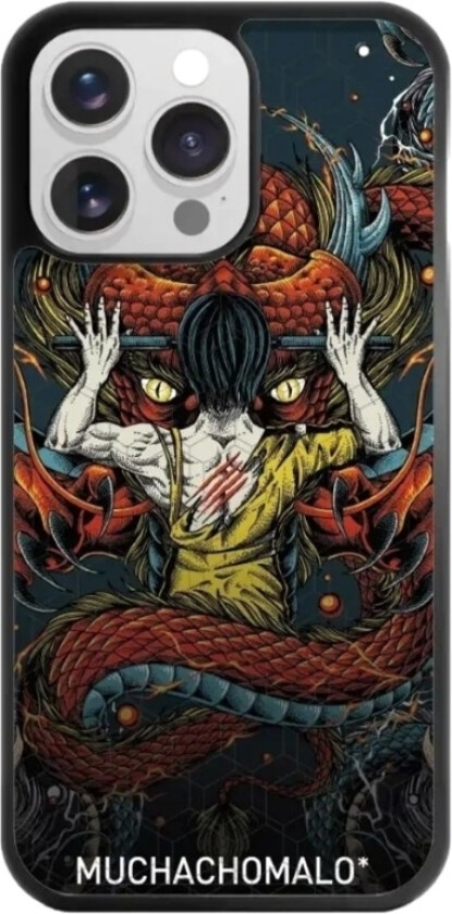 iPhone 16 Pro Max Muchacho Malo 3D mobildeksel, svart