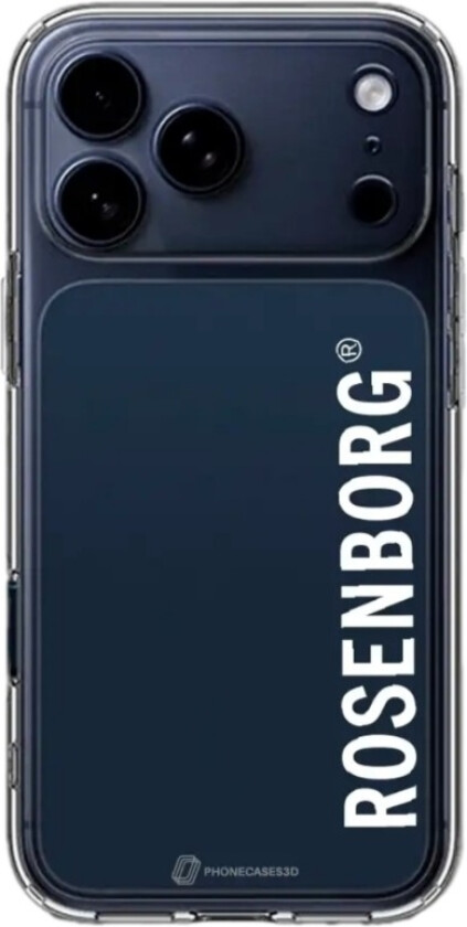 iPhone 17 Pro Max RBK Clear case -mobildeksel, svart