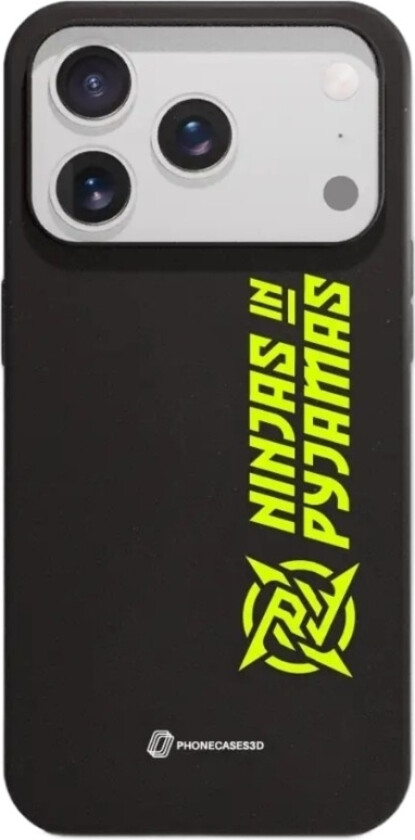 iPhone 17 Pro Max Ninjas in Pyjamas komposterbart deksel, svart