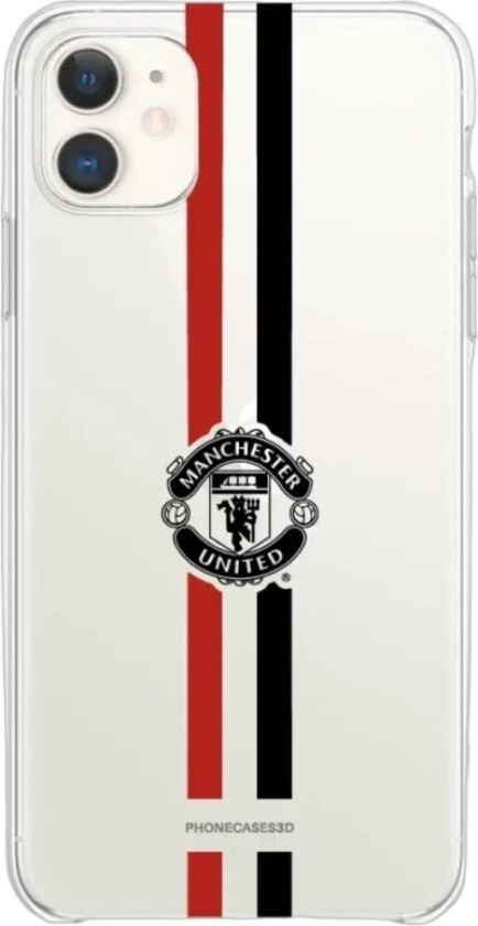iPhone 11 Manchester United FC Clear case -mobildeksel, hvit