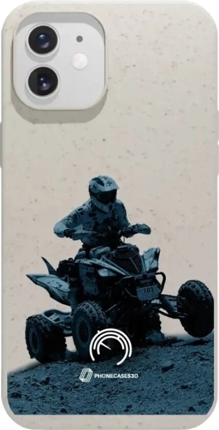 iPhone 12 Norges Motorsportforbund komposterbart deksel, hvit