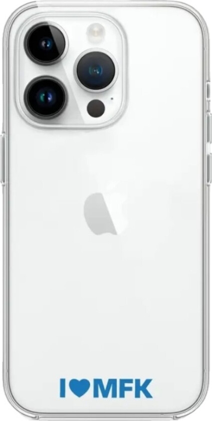 iPhone 14 Pro Molde FK Clear case -mobildeksel, hvit
