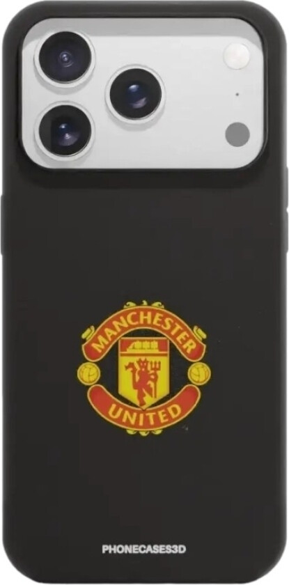 iPhone 17 Pro Max Manchester United FC komposterbart deksel, svart