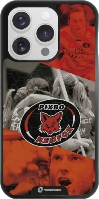 iPhone 15 Pro Pixbo IBK 3D mobildeksel, svart
