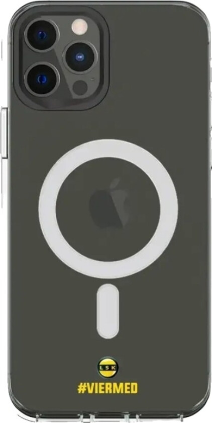 iPhone 12 Lillestrøm SK Clear case (MagSafe) -mobildeksel, svart