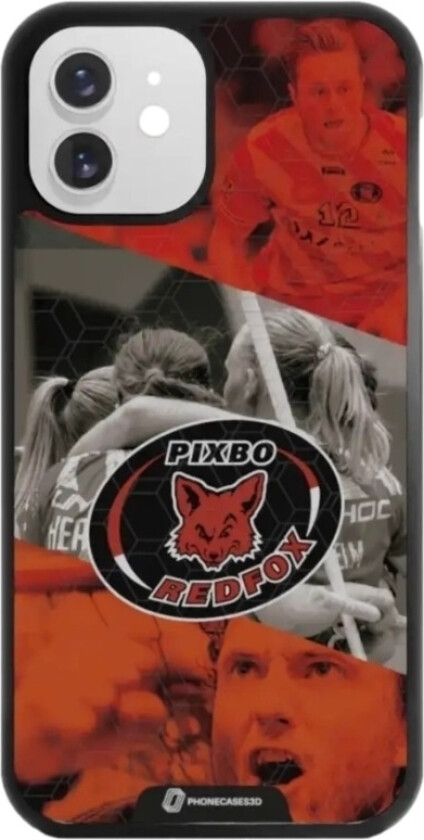 iPhone 12 Pixbo IBK 3D mobildeksel, svart