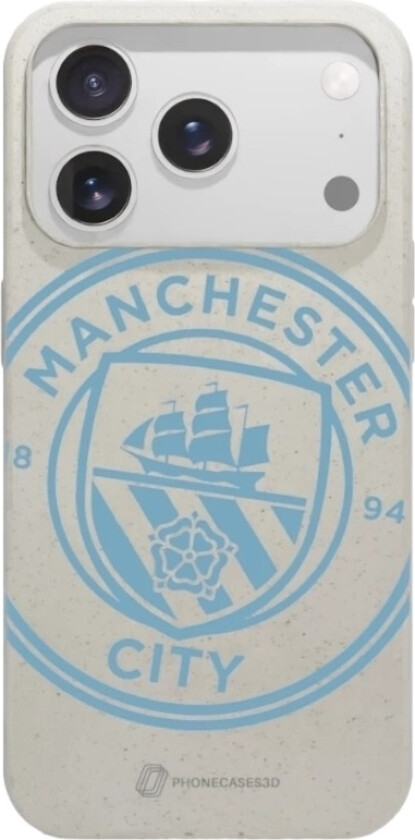 iPhone 17 Pro Max Man City komposterbart deksel, hvit